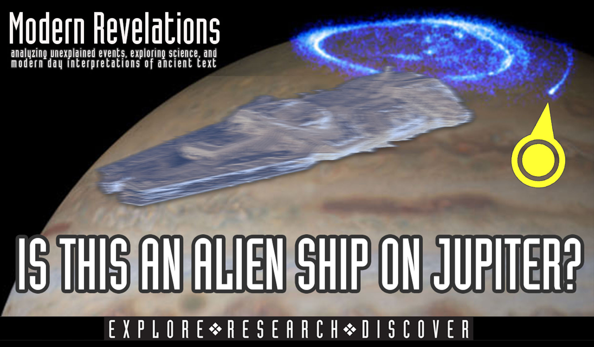 Episode 1: Hubble Captures an Unidentified Atmospheric Phenomenon on Jupiters North Pole